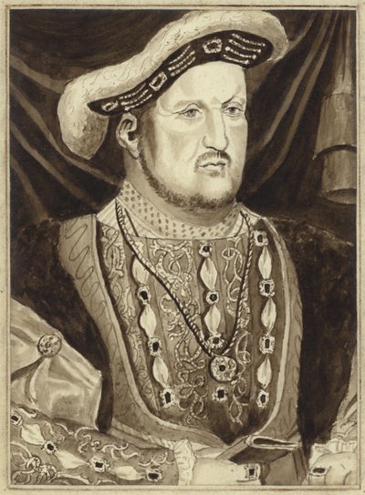 Koning Hendrik VIII van Engeland door Hans Holbein der Jüngere