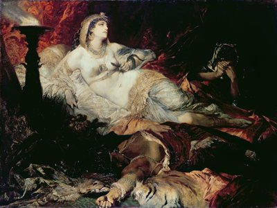 De dood van Cleopatra door Hans Makart