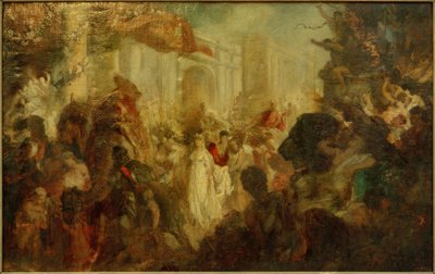 Triomftocht van een Romein door Hans Makart