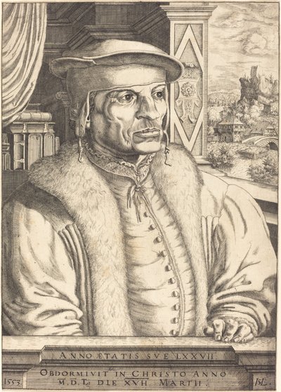 Leonard von Eckh, 1553 door Hans Sebald Lautensack