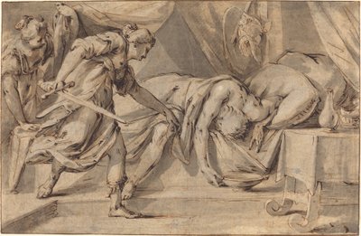 Judith en Holofernes door Hans von Aachen