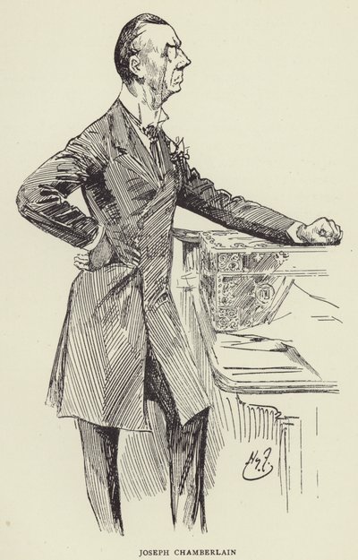 Joseph Chamberlain door Harry Furniss