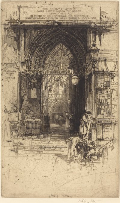 Sint Bartholomeus de Grote, Smithfield door Hedley Fitton