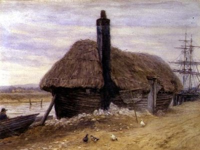 Droogdok door Helen Allingham