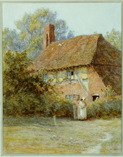 Bij Westerham, Kent, 1900 door Helen Allingham