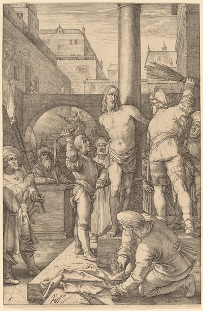 Geseling van Christus door Hendrik Goltzius