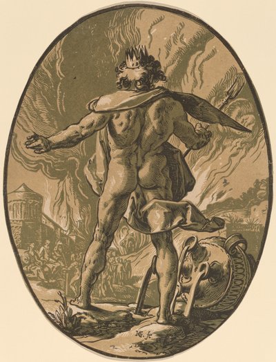 Pluto door Hendrik Goltzius