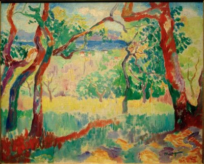 Het dal, villa Demiè​​re door Henri Charles Manguin