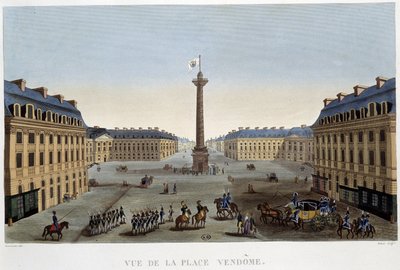 Place Vendôme - Parijs door Courvoisier door Henri Courvoisier Voisin