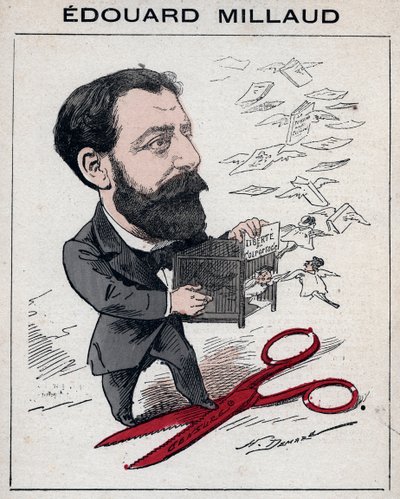 Edouard Millaud door Henri Demare