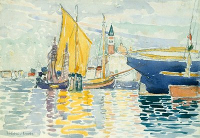 Venetië - De Giudecca, 1903 door Henri Edmond Cross