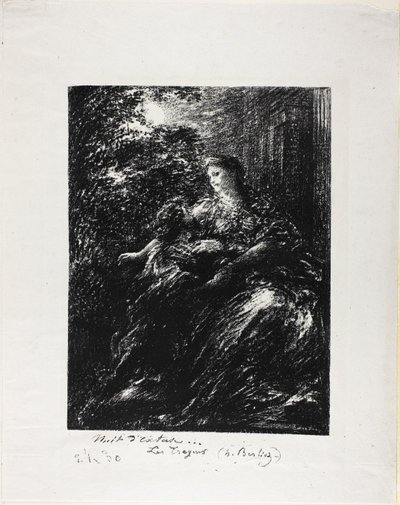 Duet van de Trojanen, zesde plaat door Ignace Henri Jean Fantin Latour