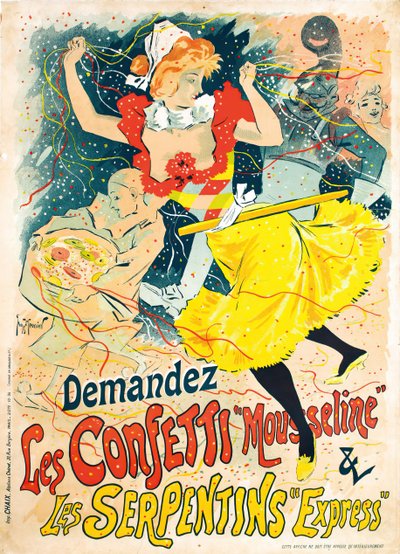 Les Confetti, 1894 door Henri Georges Meunier