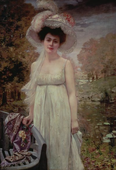 Portret van Madame Gervex, 1899 door Henri Gervex