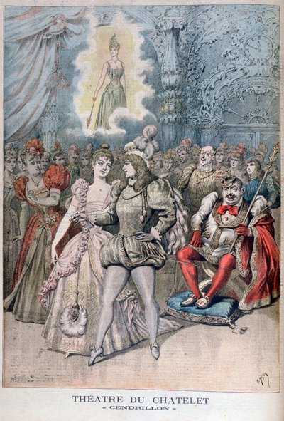 Assepoester, Théâtre du Châtelet, Parijs, 1895 door Henri Meyer