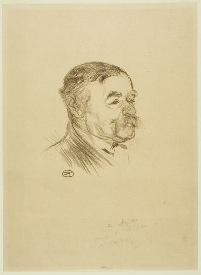 Désiré Dihau door Henri de Toulouse Lautrec