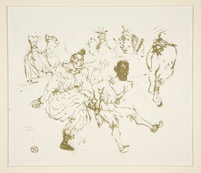 Footit en Chocolat door Henri de Toulouse Lautrec