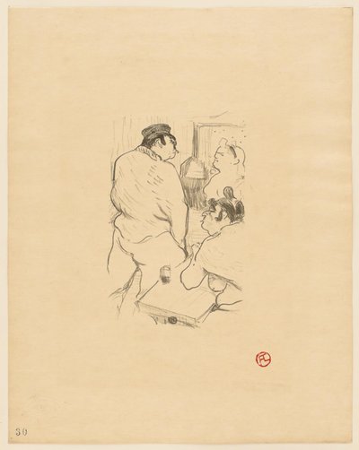 De Terreur van Grenelle door Henri de Toulouse Lautrec