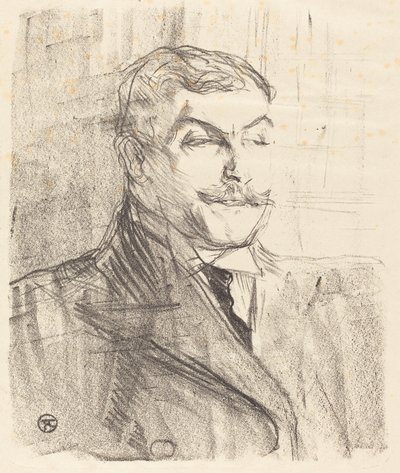 Lucien Guitry door Henri de Toulouse Lautrec