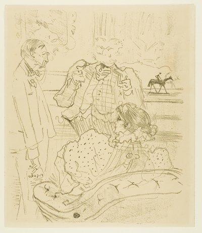 De Belofte door Henri de Toulouse Lautrec