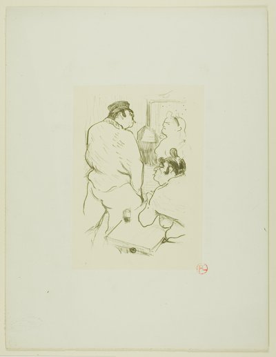 De Terreur van Grenelle door Henri de Toulouse Lautrec