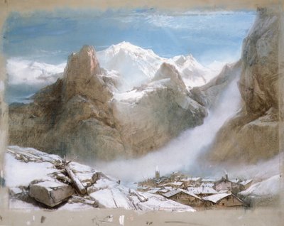 Mont Blanc door Henry Bright