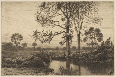 Herfsts grijs en melancholisch door Henry Farrer