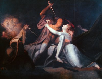 Percival levert Belisane af..., tentoongesteld 1783 door Johann Heinrich Füssli