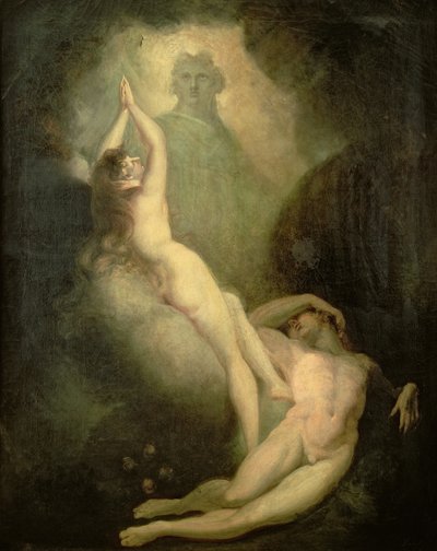 De Schepping van Eva door Johann Heinrich Füssli