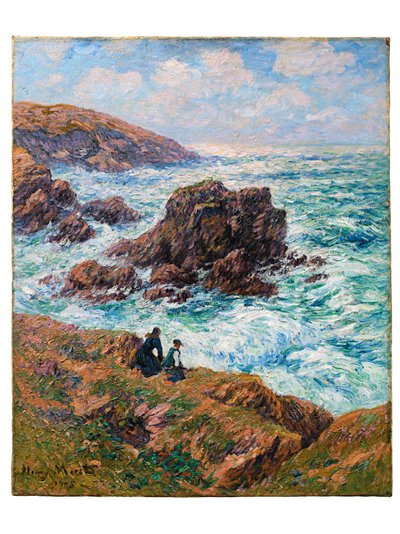 Kust van Clohars, Finistère, 1908 door Henry Moret