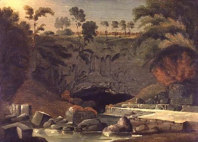 Porth-yr-Ogof, Brecknockshire door Henry Penry Williams