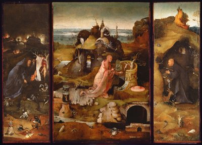 Altaarstuk van de Kluizenaars door Hieronymus Bosch