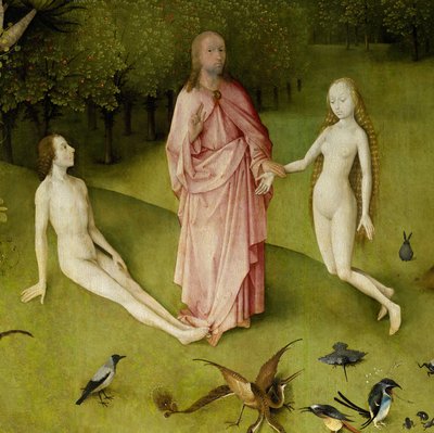 De Tuin der Lusten, 1490-1500 door Hieronymus Bosch