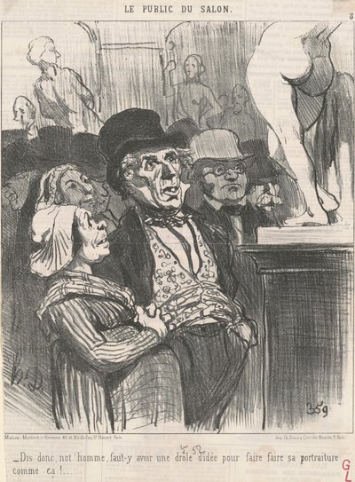 Zeg eens, man, moet dat... door Honoré Daumier