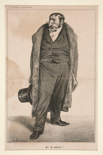 Mr. D door Honoré Daumier