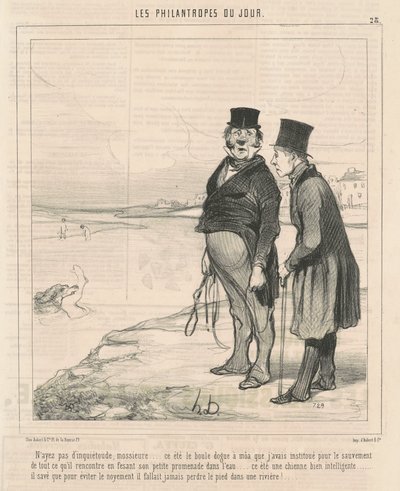 Maak je geen zorgen... door Honoré Daumier