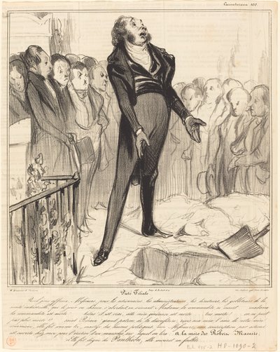 Piété Filiale door Honoré Daumier