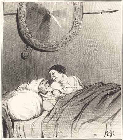 Ulysse et Pénélope door Honoré Daumier