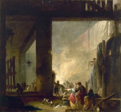 De Was door Hubert Robert