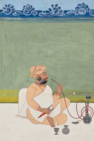 Portret van een Khanphata Yogi, ca. 1800 door Indian School