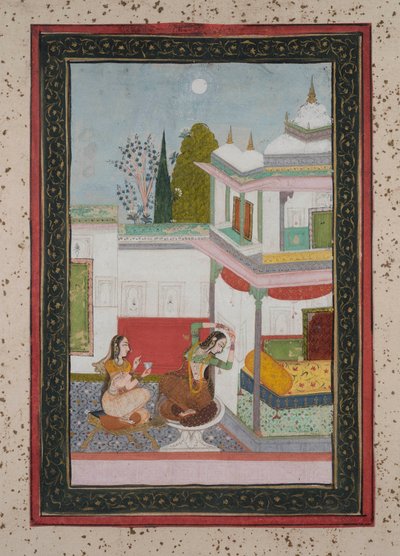 Purvi Ragini, ca. 1790 door Indian School