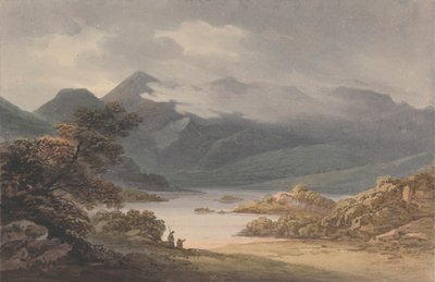 Uitzicht op het Upper Lake (Ierland) door Isaac Weld