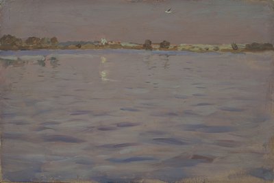 Laatste Zonnestralen. Een Meer, 1898-1899 door Isaak Ilyich Levitan