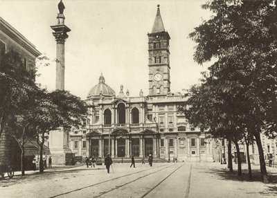 Basiliek van Santa Maria Maggiore door Italian Photographer