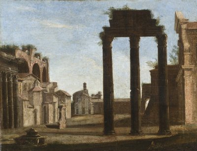 Campo Vaccino in Rome, ca. 1650 door Italian School