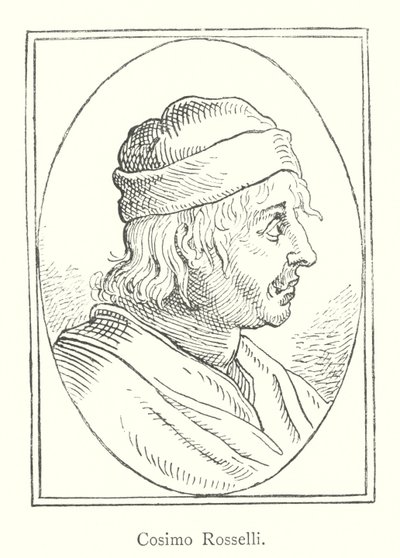 Cosimo Rosselli (gravure) door Italian School