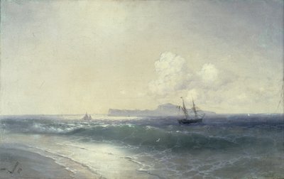 Haven van Tallinn, 1898 door Ivan Konstantinovich Aivazovsky