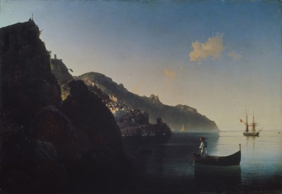 De Kust bij Amalfi, 1841 door Ivan Konstantinovich Aivazovsky