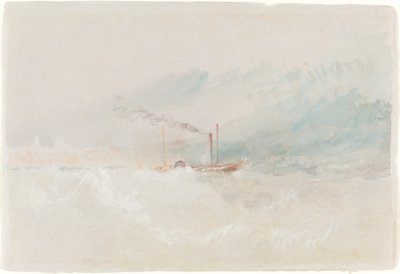 Een pakketboot bij Dover door Joseph Mallord William Turner