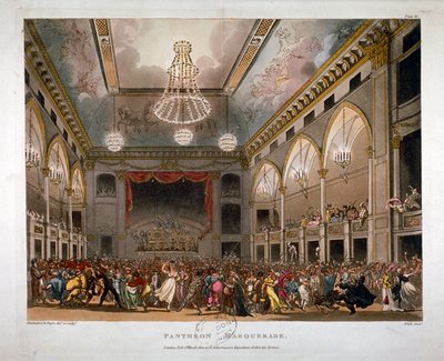 Het Pantheon, Oxford Street, Westminster, 1809 door J Bluck